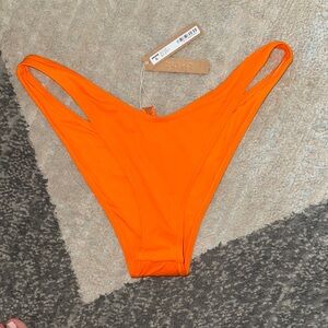 SKIMS Vibrant Orange Cheeky Tanga Bottom